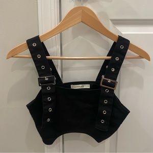 Carmar (LF Soho) Buckle Crop Top